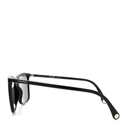 Chanel Acetate Polarized Square Sunglasses 5447 Black 3 of 8