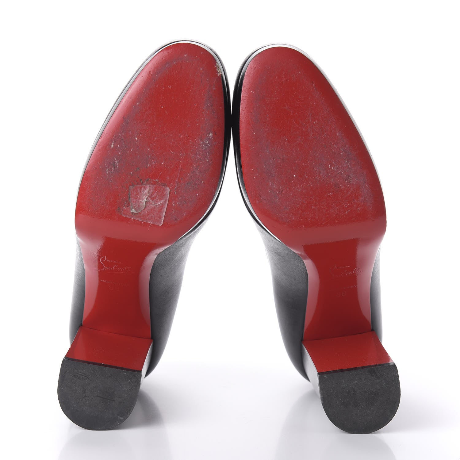 Christian Louboutin Nappa Kabetts 100 Pumps 39 Black Lucido 5 of 8