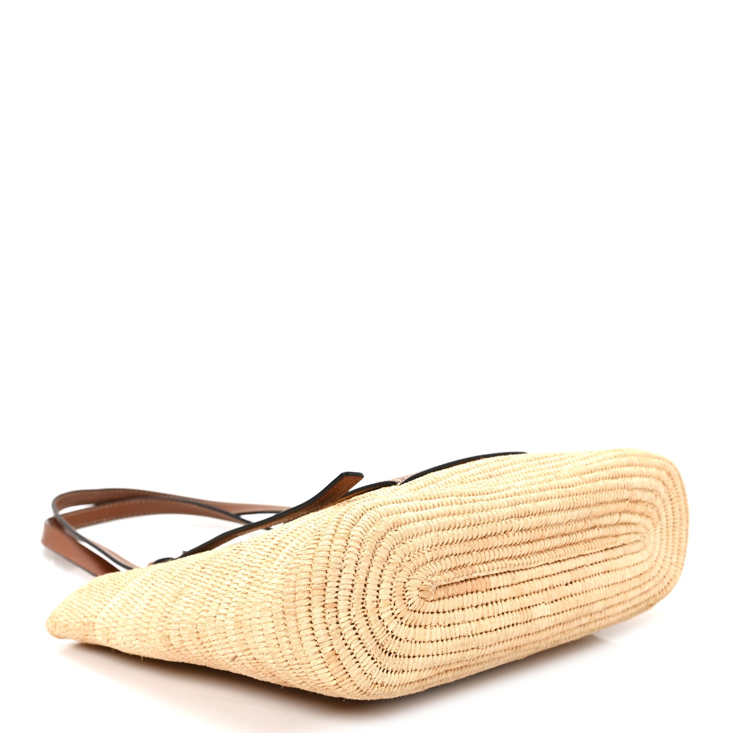 Loewe Raffia Small Square Basket Tote Bag Natural Tan 4 of 12