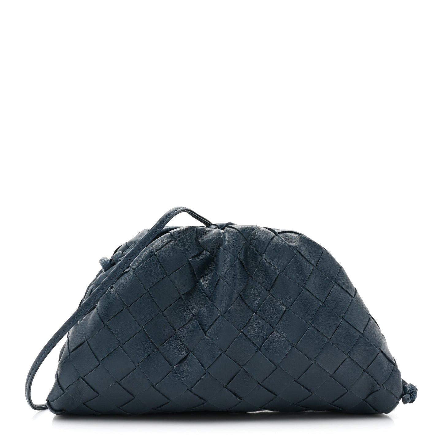 Nappa Intrecciato The Mini Pouch Deep Blue