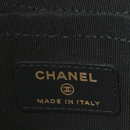 Chanel Patent Quilted Round Clutch With Chain Black 6 of 10