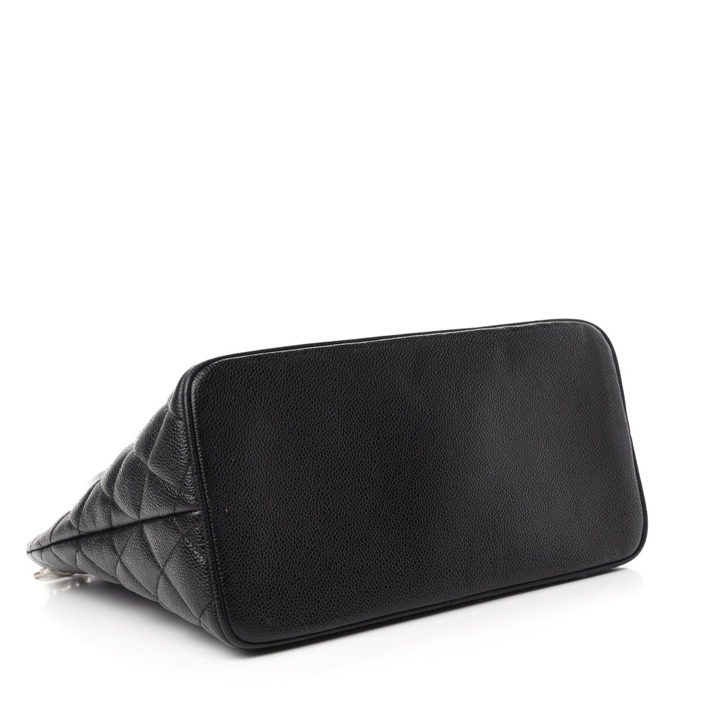 Caviar Quilted Medallion Tote Black