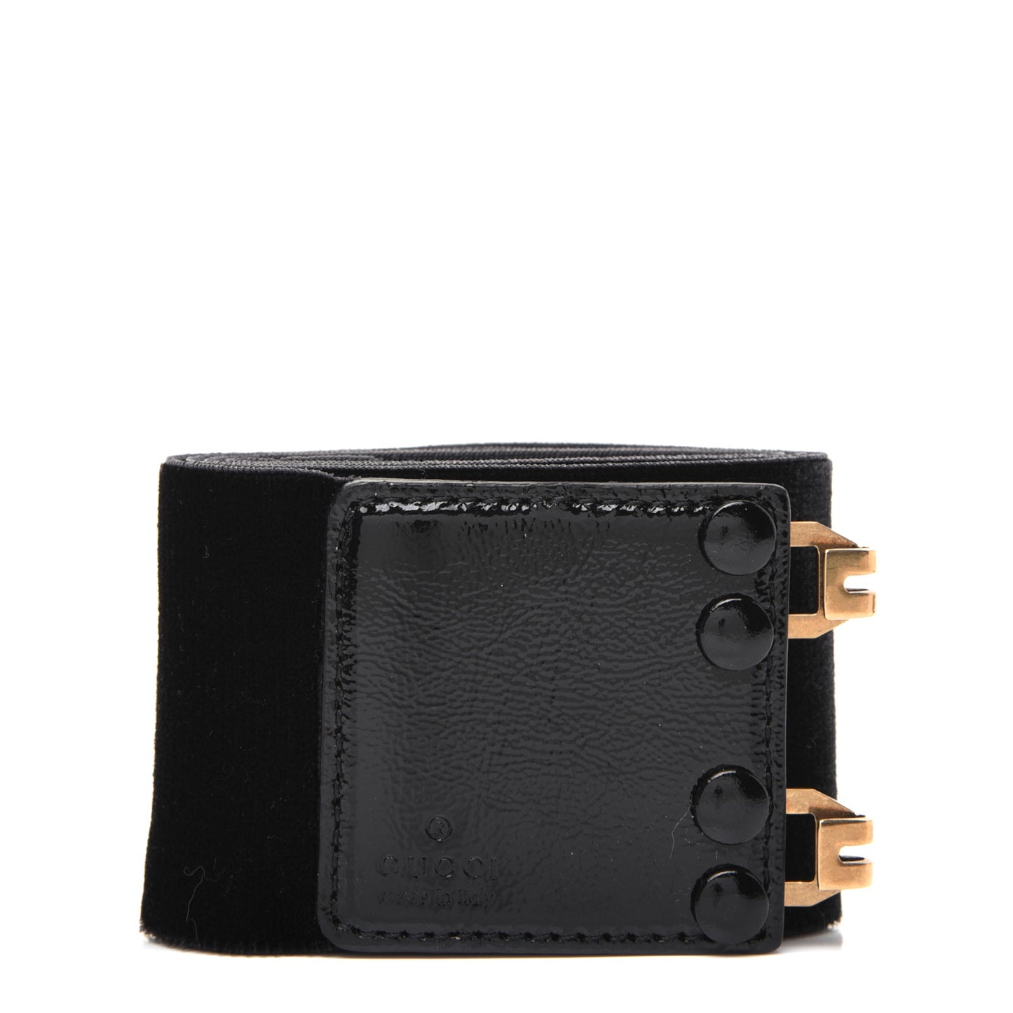 Velvet Patent Belt 80 32 Black