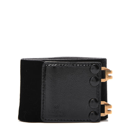 Gucci Velvet Patent Belt 80 32 Black 2 of 6