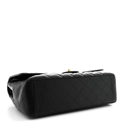 Chanel Caviar Quilted Maxi Double Flap Black 4 of 13