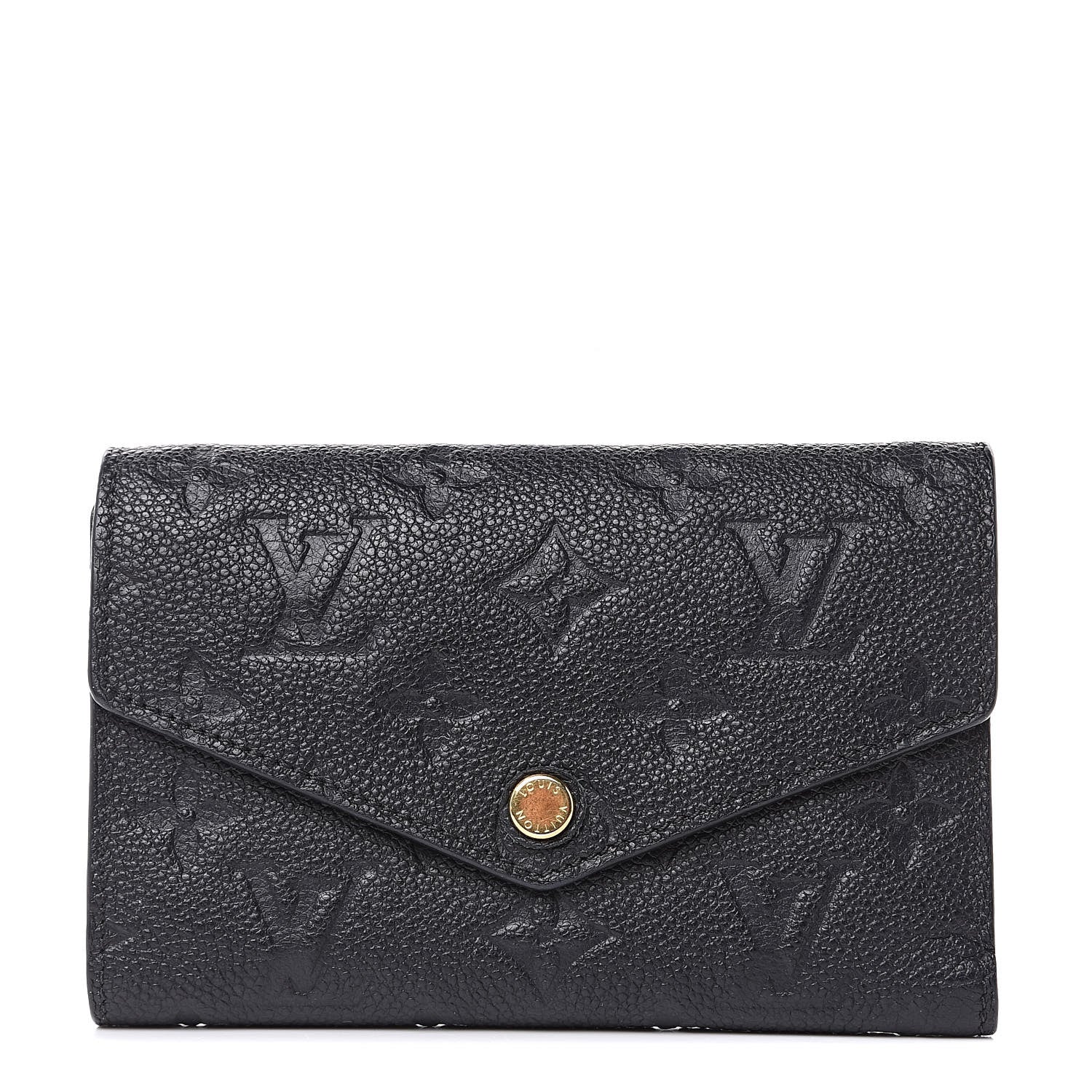 Louis Vuitton Empreinte Compact Curieuse Wallet Black 1 of 7