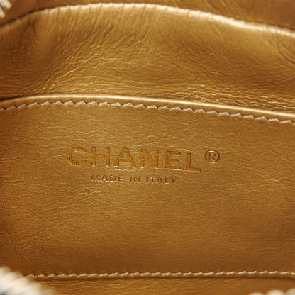 Chanel Lambskin Quilted CC Pearl Crush Camera Case Black 6 of 10