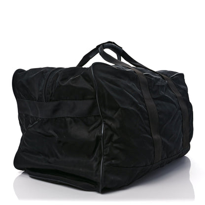 Prada Tessuto Nylon Saffiano Viaggio Duffle Black 2 of 10