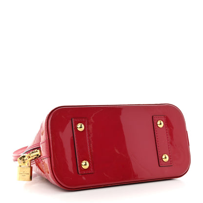 Louis Vuitton Vernis Alma BB Pomme D'Amour 4 of 16