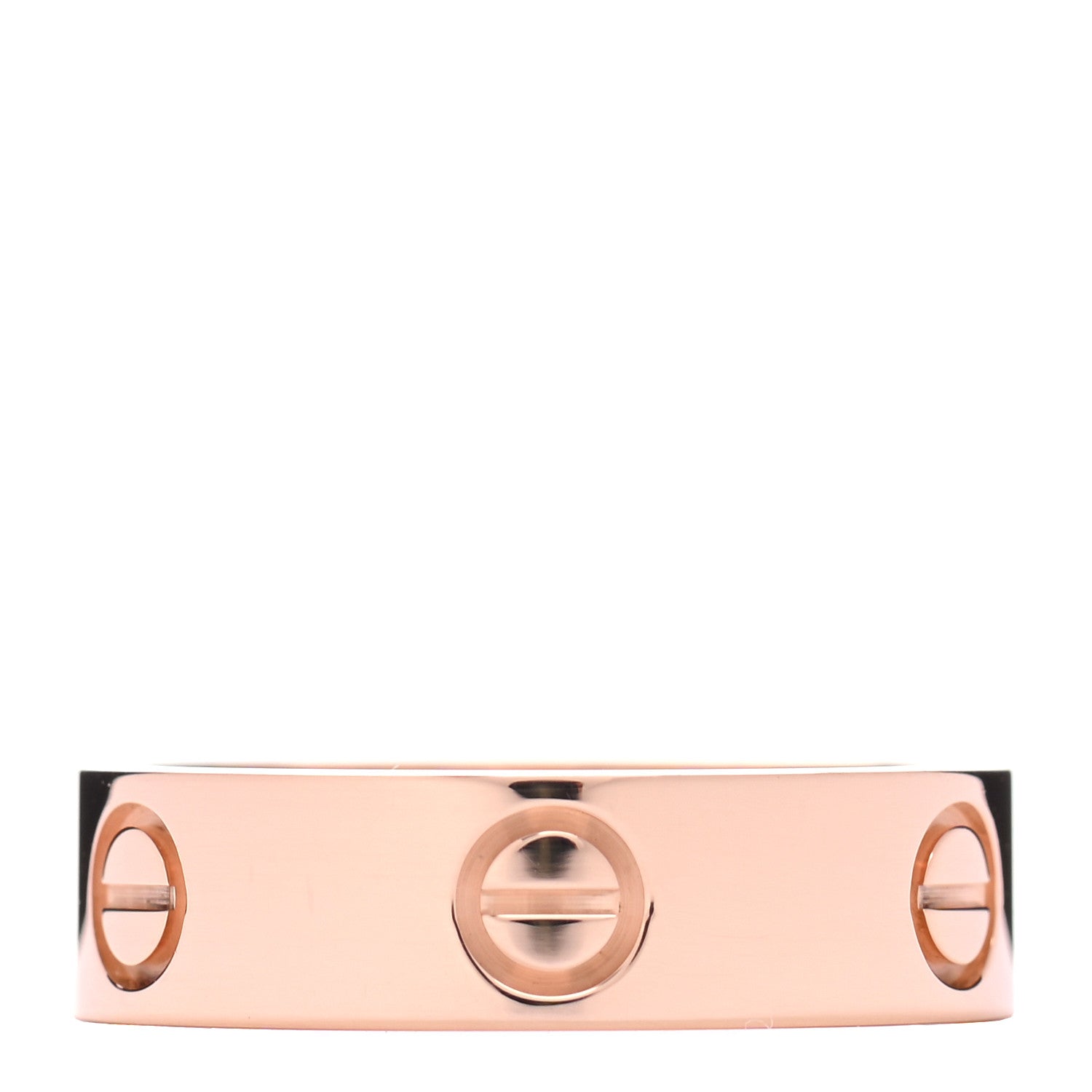 Cartier 18K Pink Gold 5.5mm LOVE Ring 56 7.5 1 of 5
