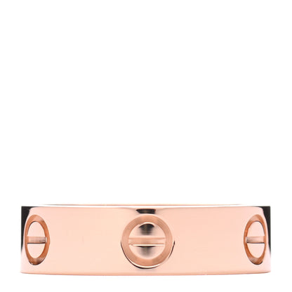 Cartier 18K Pink Gold 5.5mm LOVE Ring 56 7.5 1 of 5