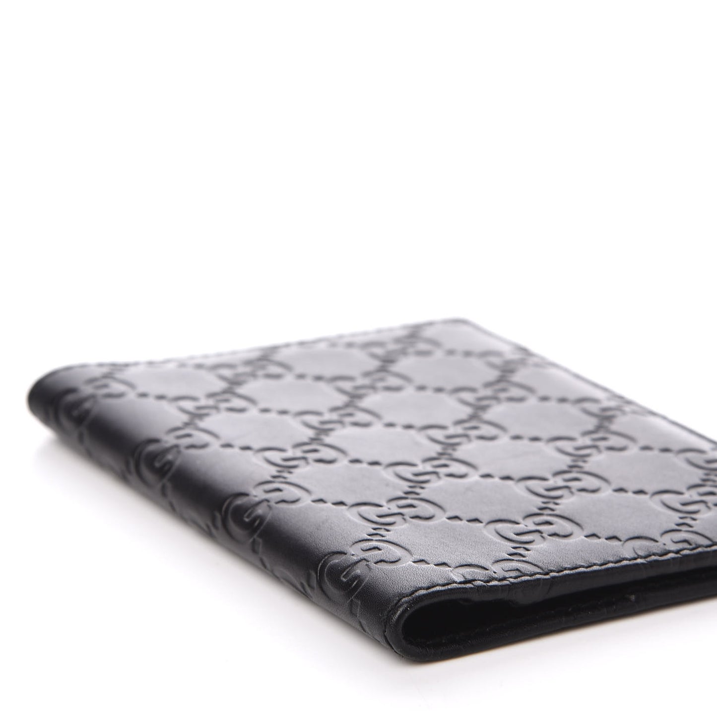 Guccissima Passport Case Black