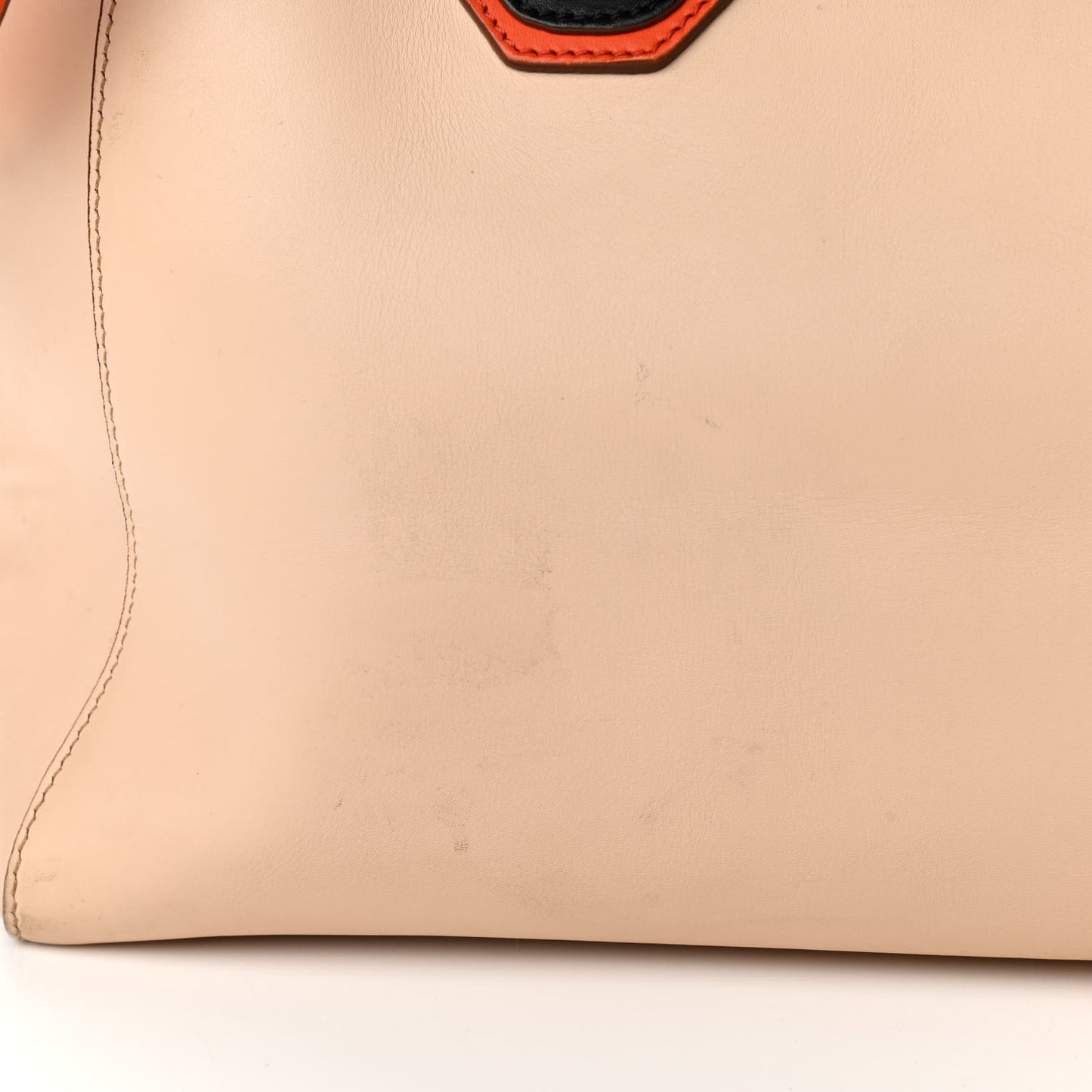 Calfskin Medium Tri-Color Antigona Beige Orange Black