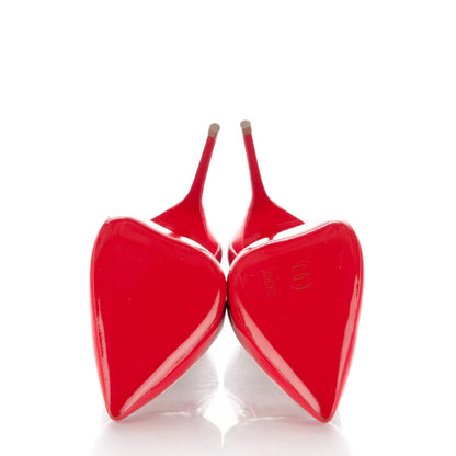 Christian Louboutin Patent Iriza 100 Pumps 38.5 Pavot 5 of 8