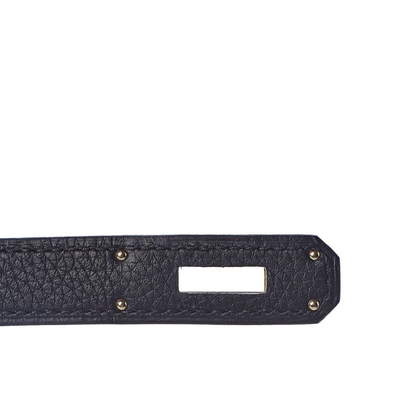 Togo Kelly Horseshoe Sellier 32 Black Vert Fonce