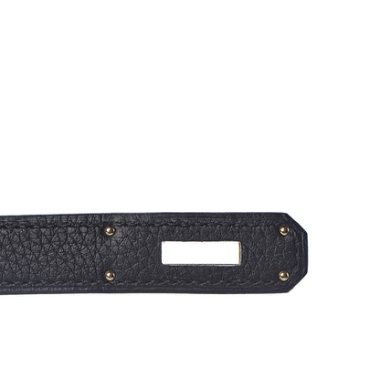 Hermes Togo Kelly Horseshoe Sellier 32 Black Vert Fonce 24 of 41