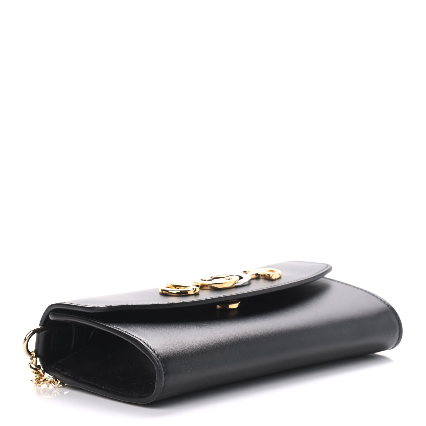 Smooth Calfskin Mini Zumi Shoulder Bag Black