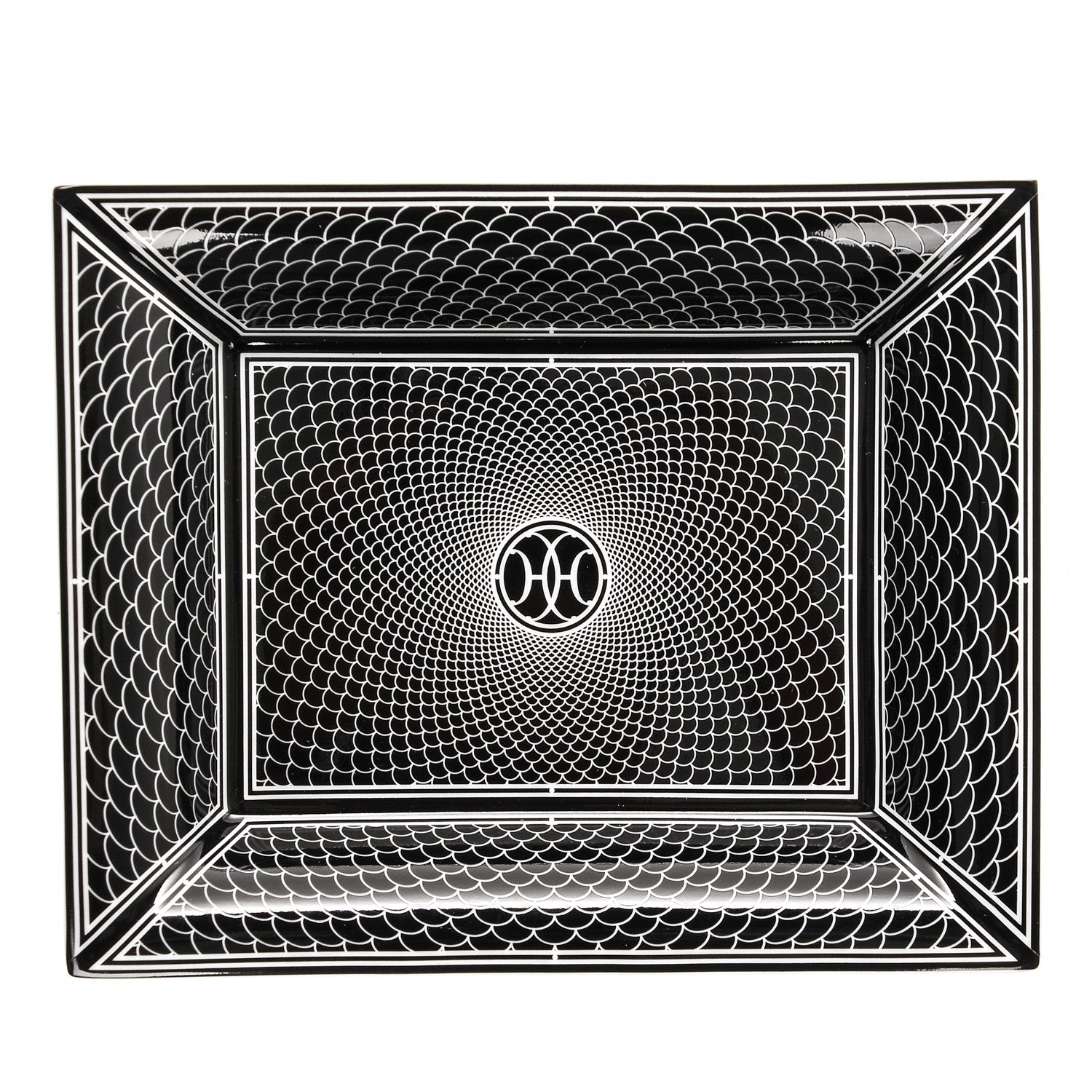 Hermes Porcelain H Deco Change Tray 1 of 5