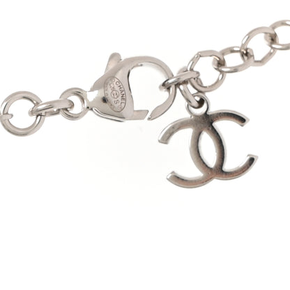 Chanel Metal Resin Strass Crystal CC Baby Chick Pendant Necklace Silver Yellow Orange 4 of 5