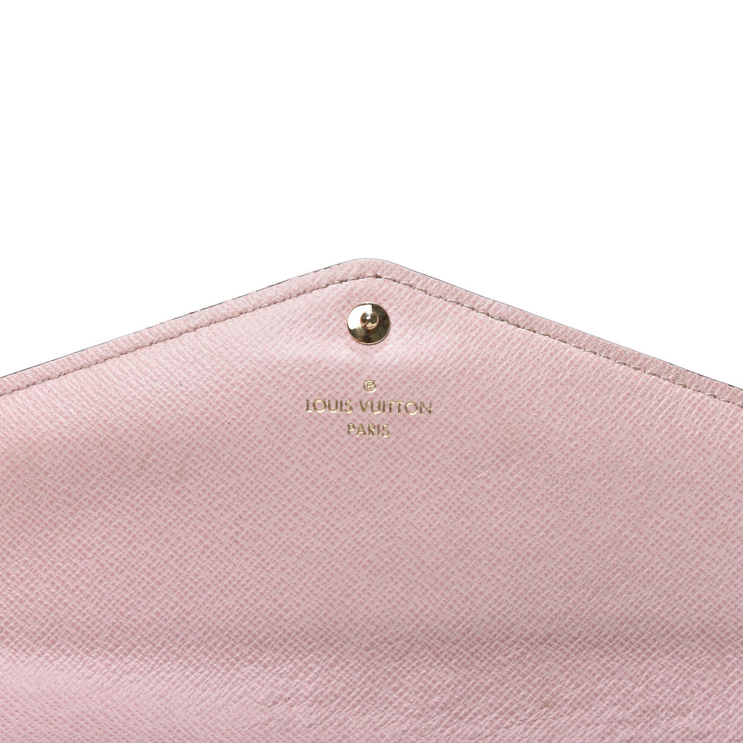 Damier Ebene Sarah Wallet NM Rose Ballerine