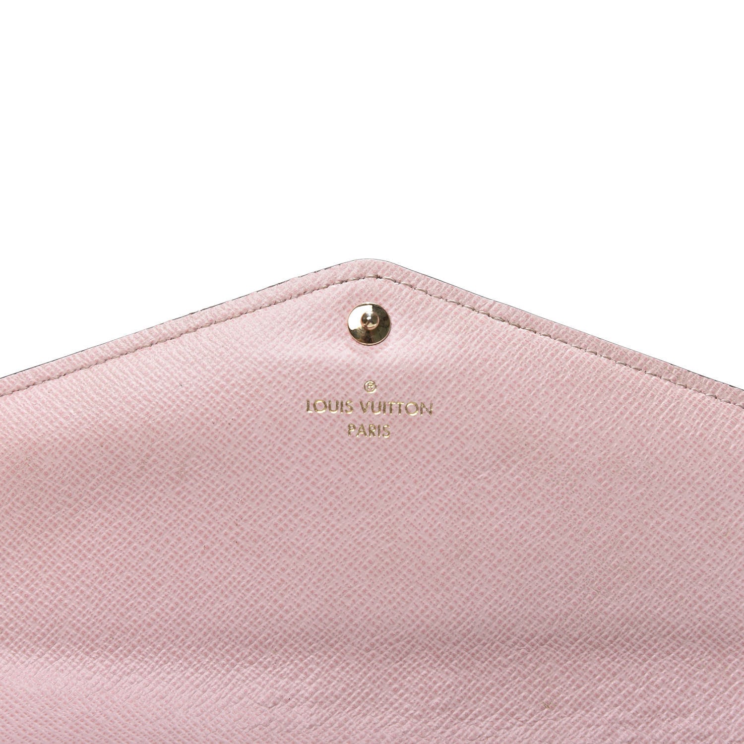 Louis Vuitton Damier Ebene Sarah Wallet NM Rose Ballerine 11 of 12