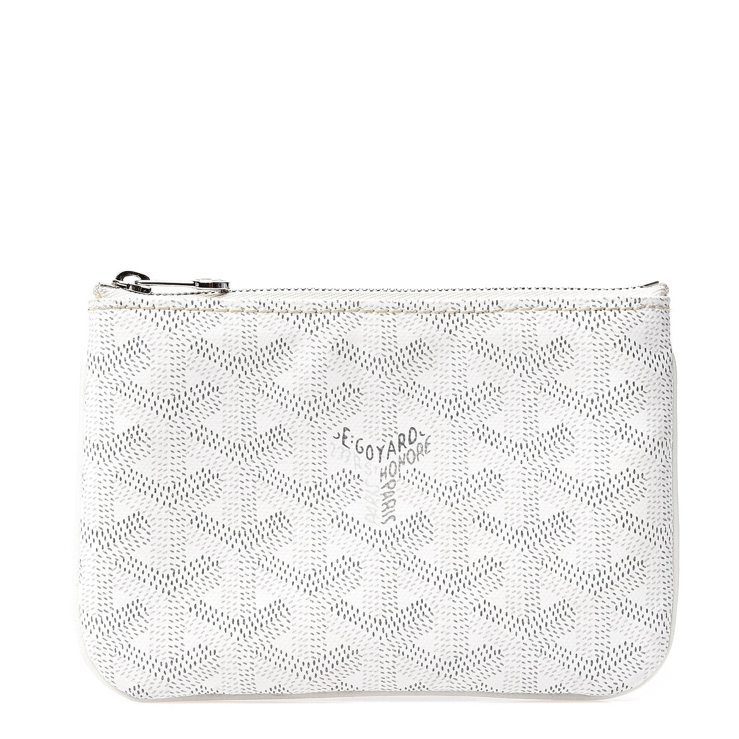 Goyard Goyardine Mini Senat Pochette White 1 of 6