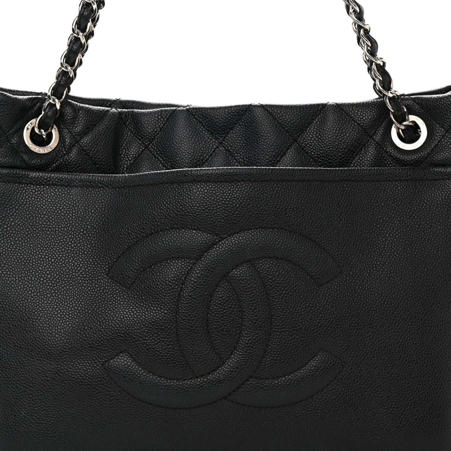 Chanel Caviar Timeless CC Soft Tote Black 10 of 23