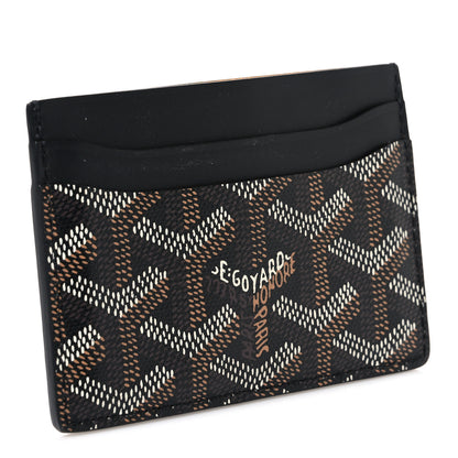 Goyard Goyardine Saint Sulpice Card Holder Black 3 of 6