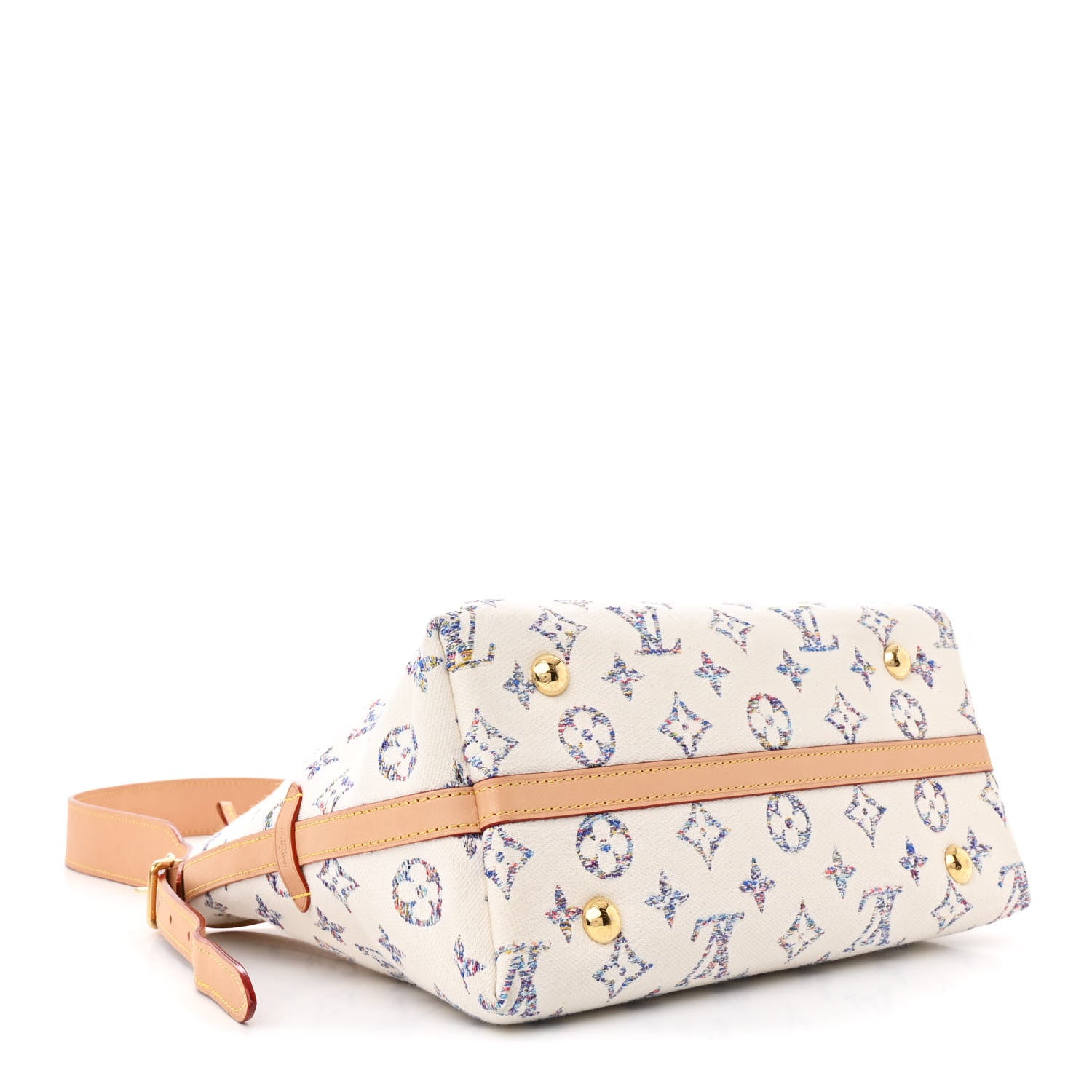 Louis Vuitton Monogram Jacquard CarryAll PM Multicolor Beige 5 of 16