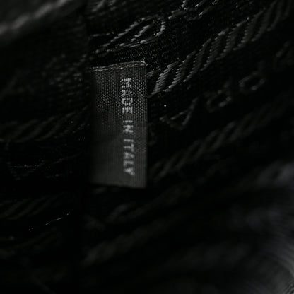 Prada Vitello Daino Shoulder Bag Black 7 of 18