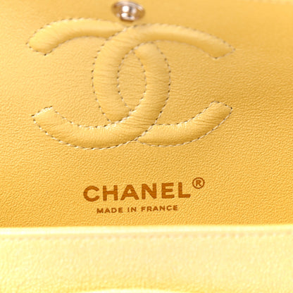 Chanel Iridescent Caviar Quilted Small Double Flap Yellow 6 of 11