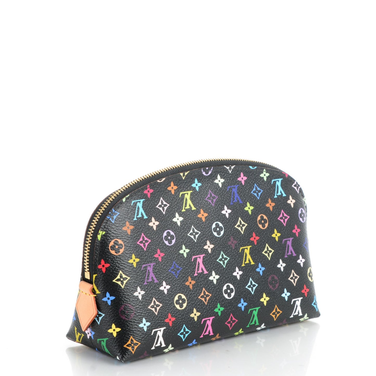 Monogram Multicolor Cosmetic Pouch Black Grenade