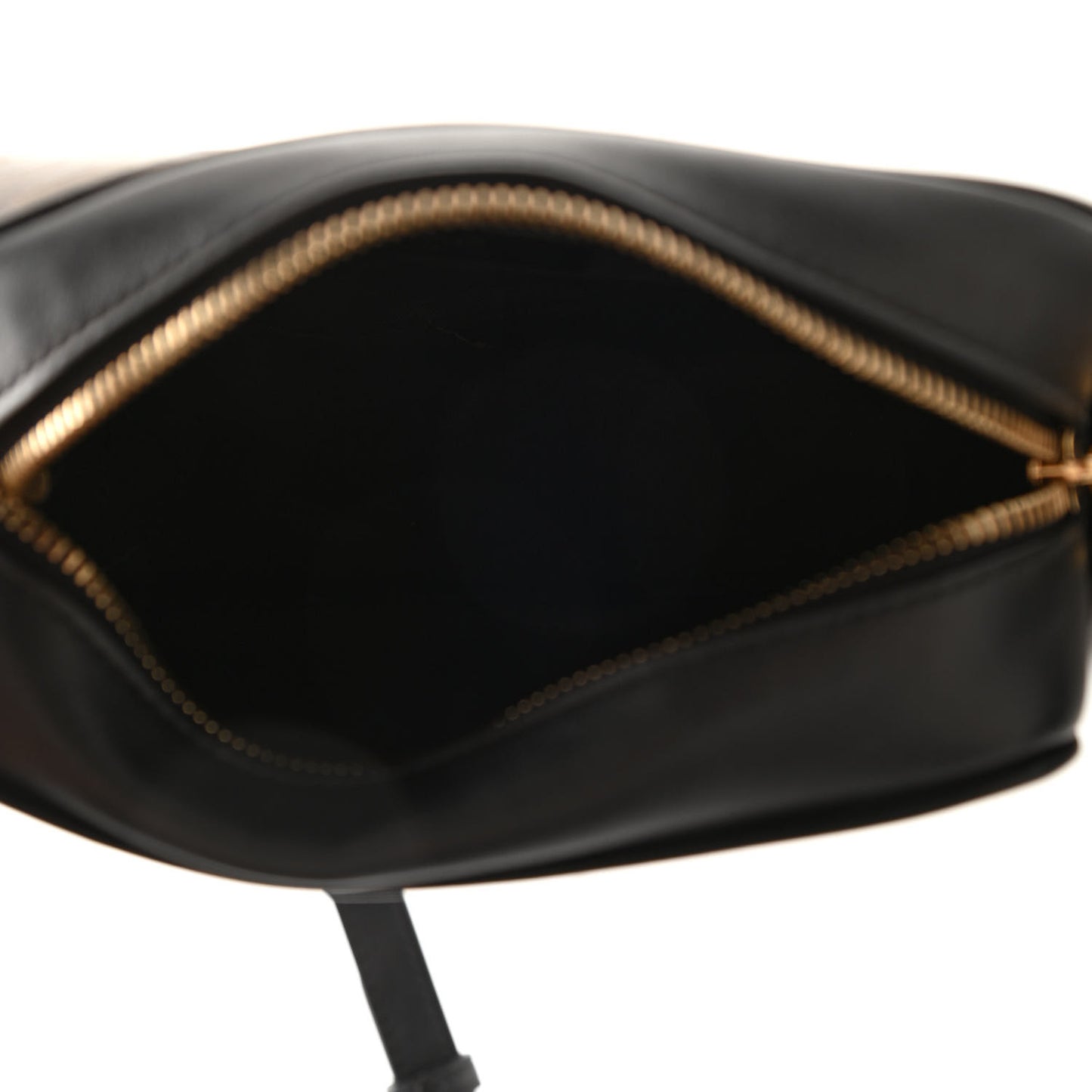 Glazed Fabric Vitello Century FF 1974 Stamp Patch Mini Camera Case Mogano Panna Black