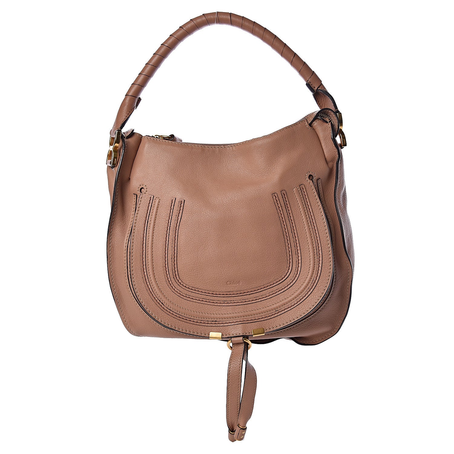 Chloe Calfskin Medium Marcie Hobo Nude 1 of 10