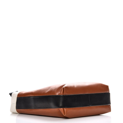 Celine Lambskin Calfskin Band Twisted Cabas Tan 5 of 14