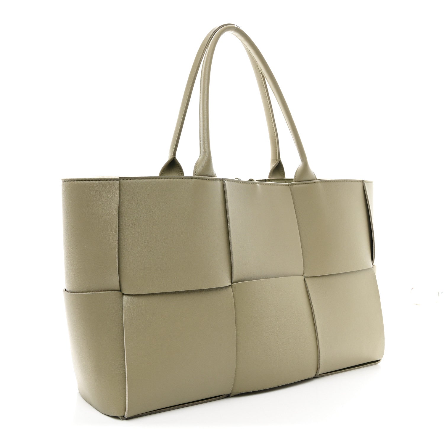 Bottega Veneta Nappa Maxi Intrecciato Medium Arco Tote Travertine 3 of 9