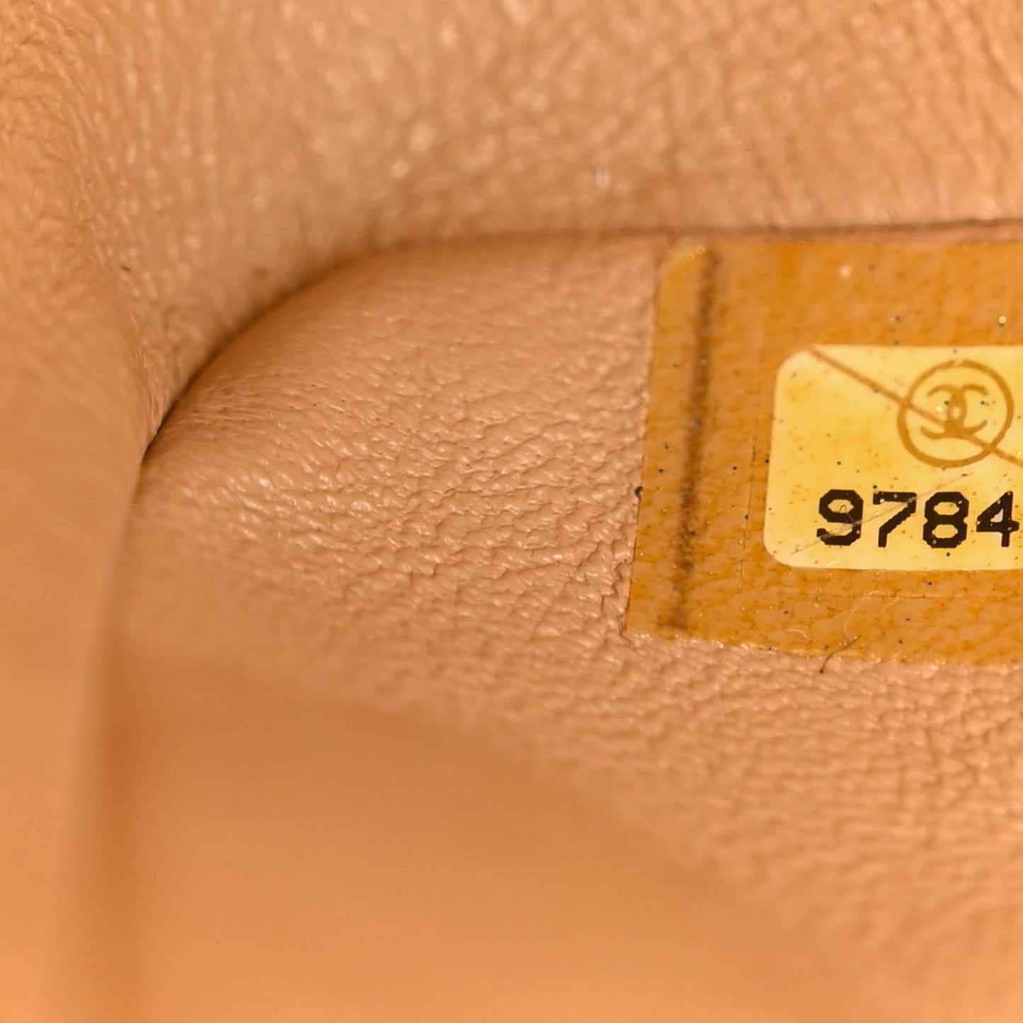 Lambskin Quilted Small Double Flap Beige