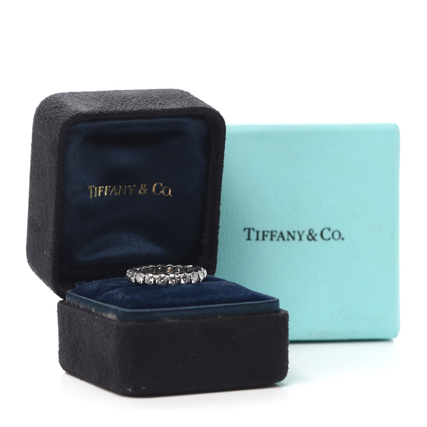 Platinum Diamond 1.30ctw Eternity Band Ring 44 3