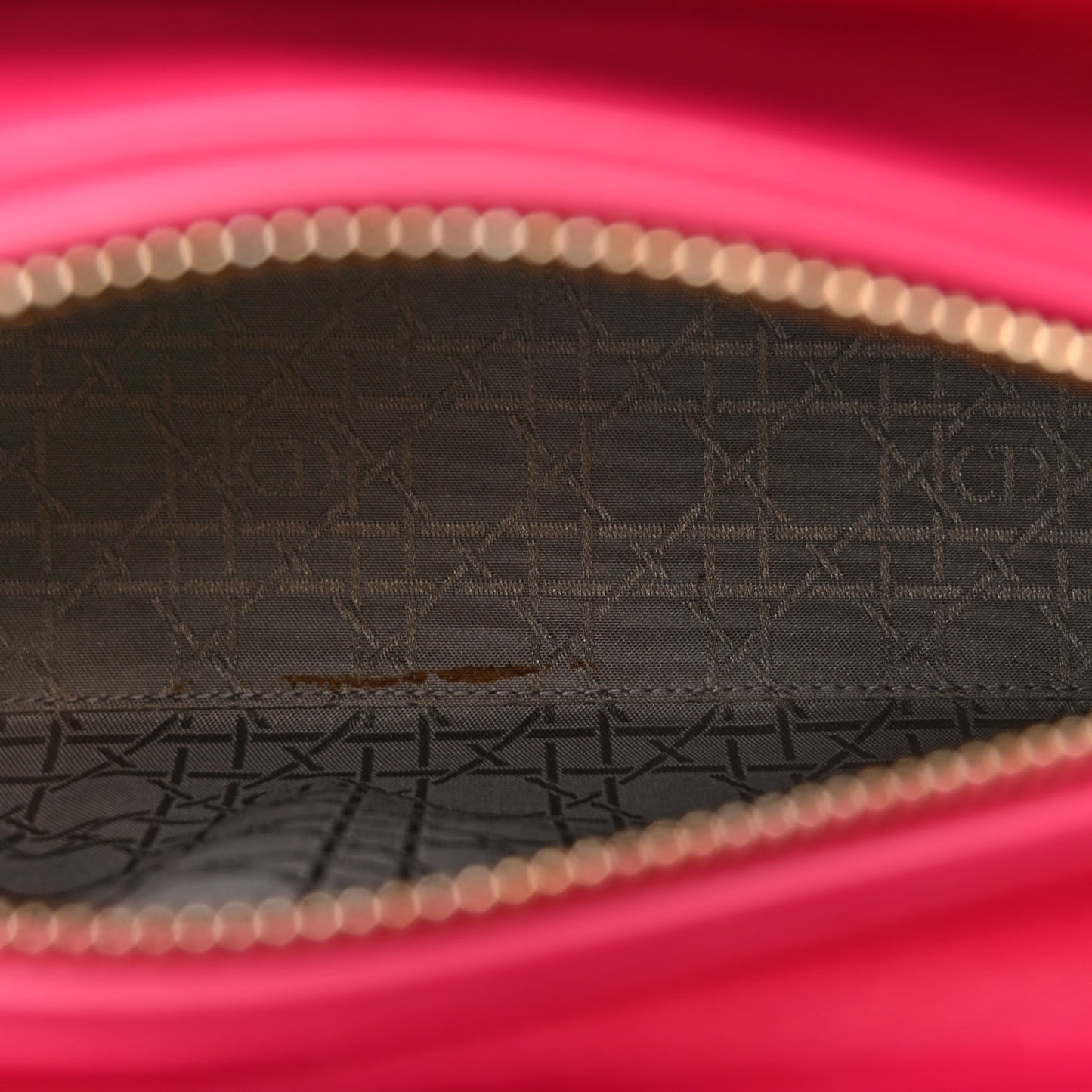 Lambskin Cannage Medium Lady Dior Pink