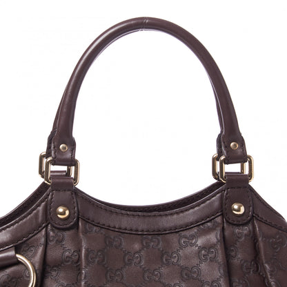Gucci Guccissima Medium Sukey Tote Chocolate 6 of 8