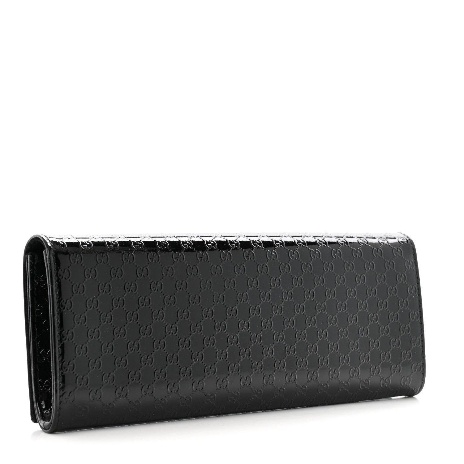 Gucci Patent Microguccissima Small Broadway Clutch Black 3 of 8