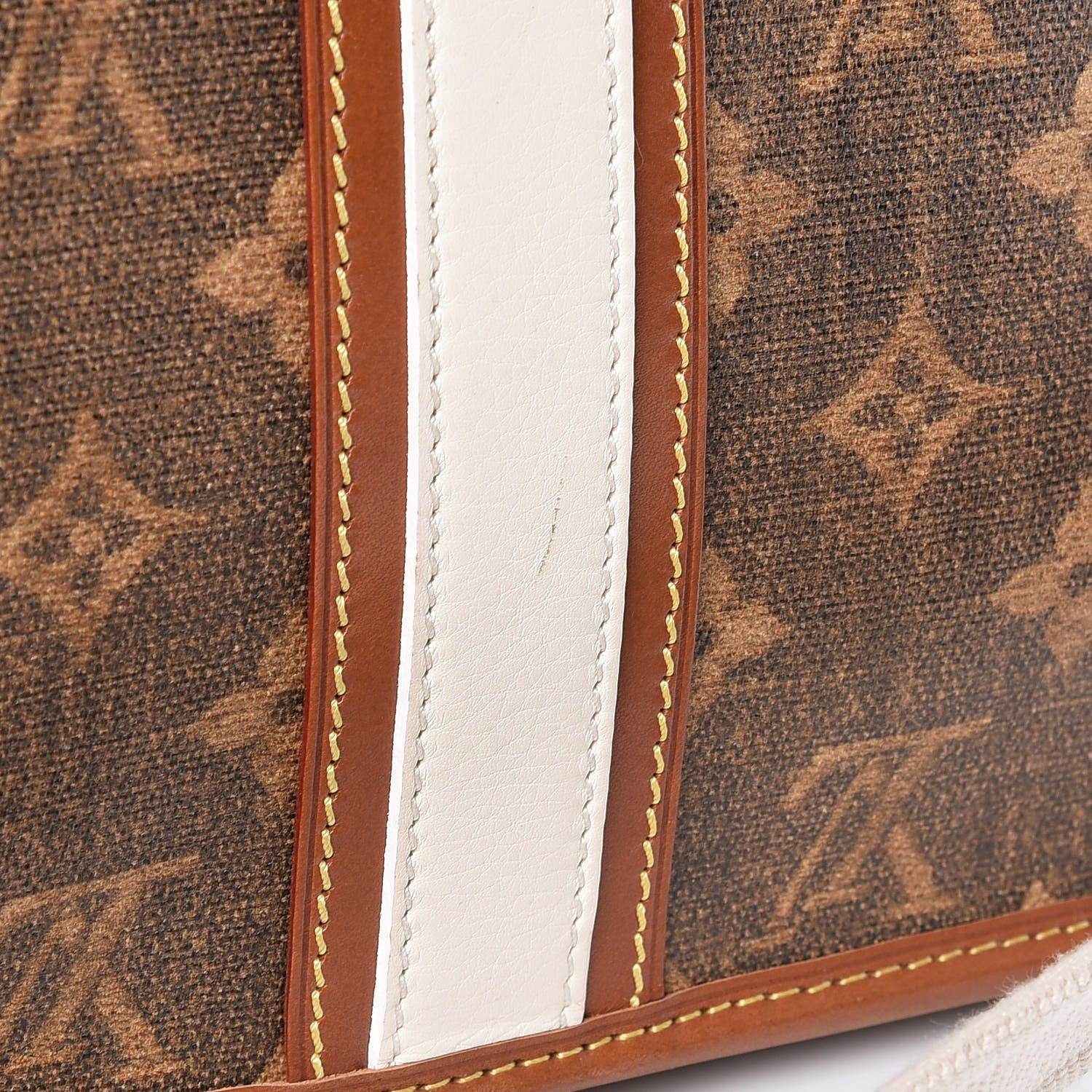 Louis Vuitton Monogram Rayures Tisse Clutch Red 14 of 15