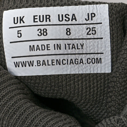 Balenciaga Technical 3D Recycled Knit Womens Speed 2.0 Sneakers 38 Monocolor Dark Kaki 7 of 7