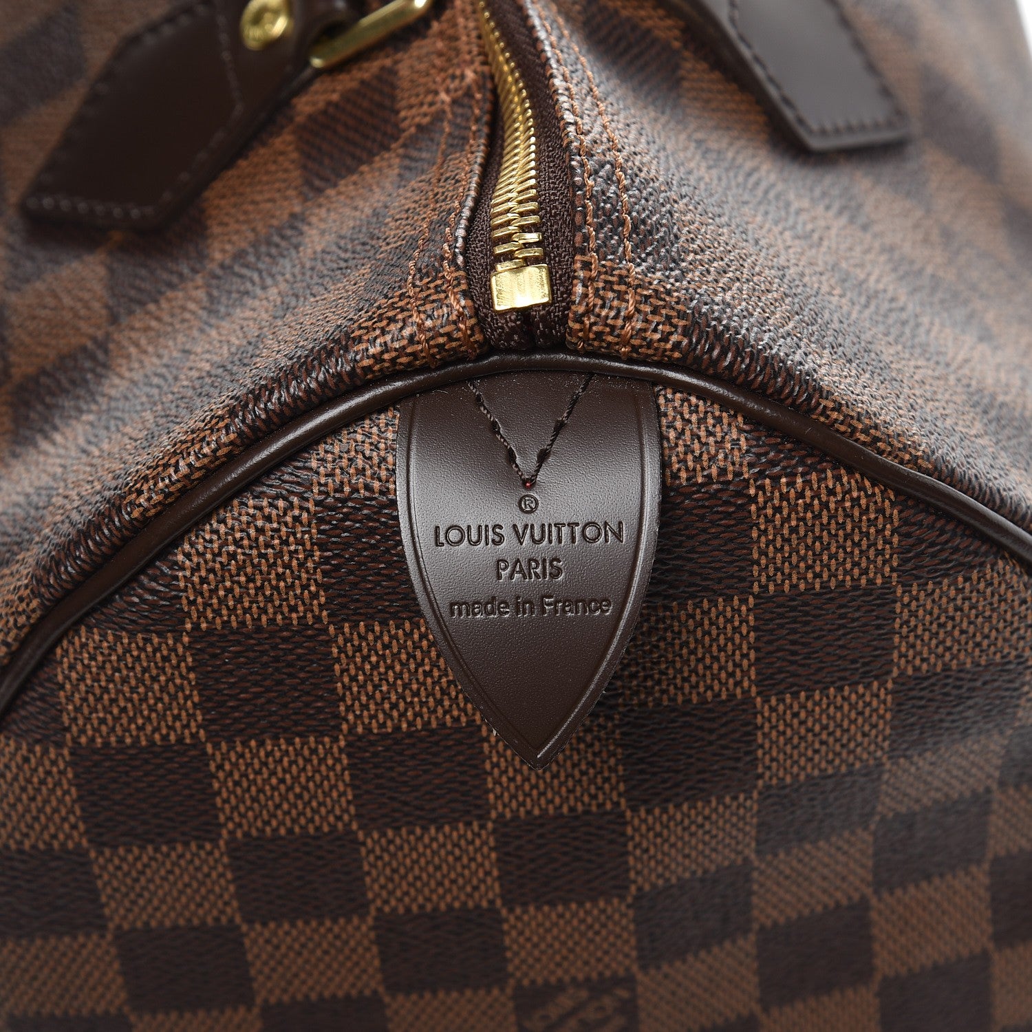 Louis Vuitton Damier Ebene Speedy 30 7 of 9