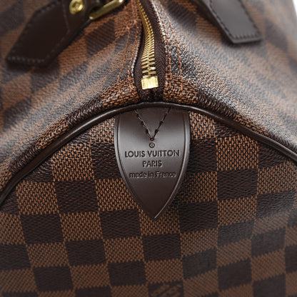 Louis Vuitton Damier Ebene Speedy 30 7 of 9