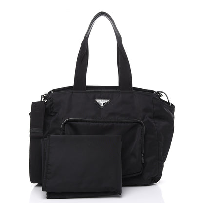 Prada Tessuto Nylon Vela Diaper Bag Black 3 of 13
