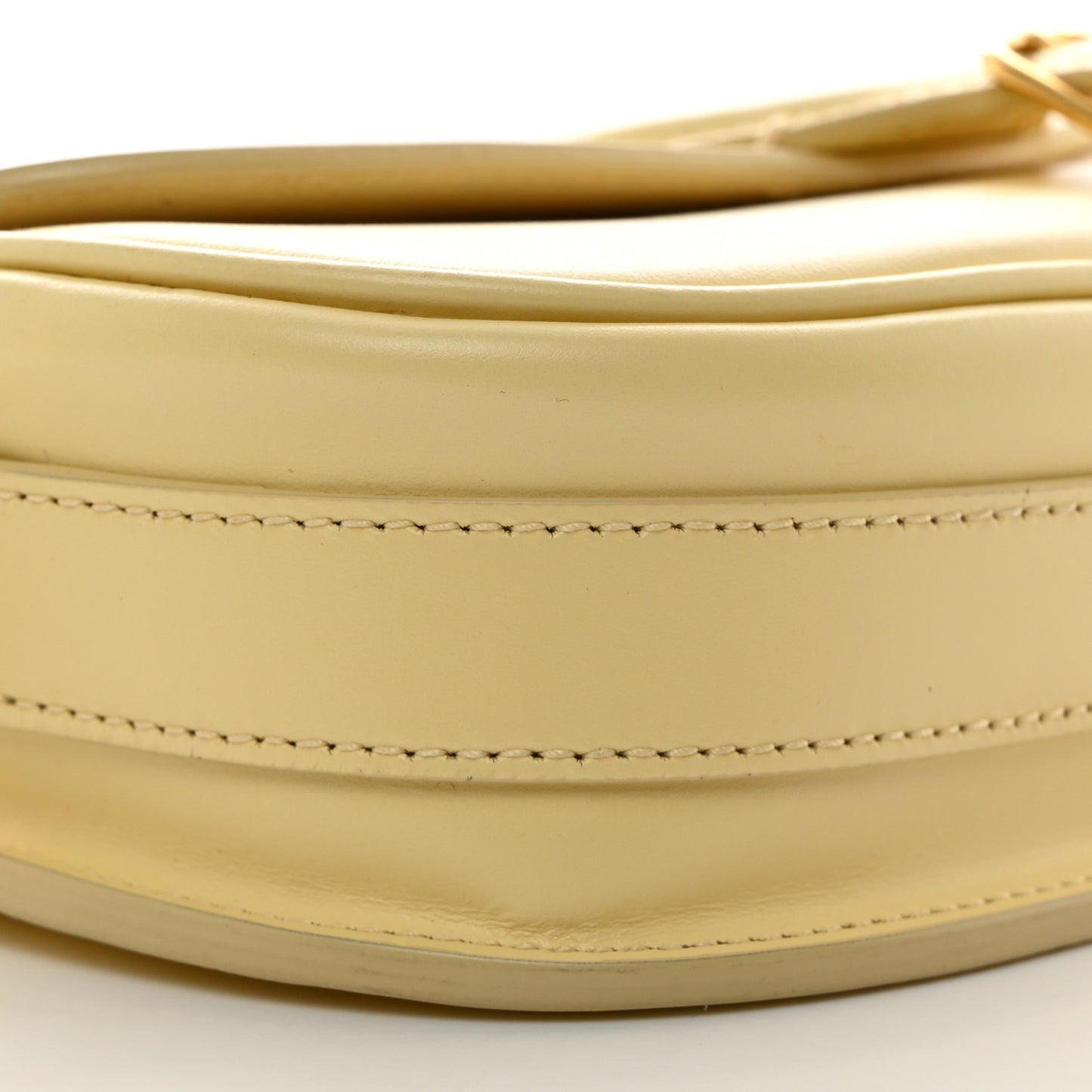 Box Calfskin East West Bobby Bag Pale Yellow