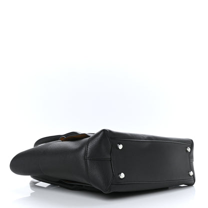 Bottega Veneta Grained Calfskin Maxi Intrecciato Medium Arco Black 4 of 9