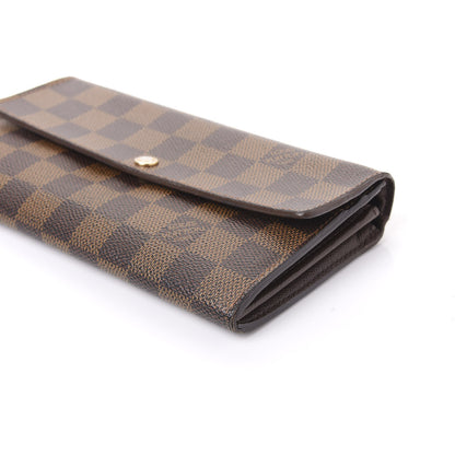 Louis Vuitton Damier Ebene Sarah Wallet 6 of 10