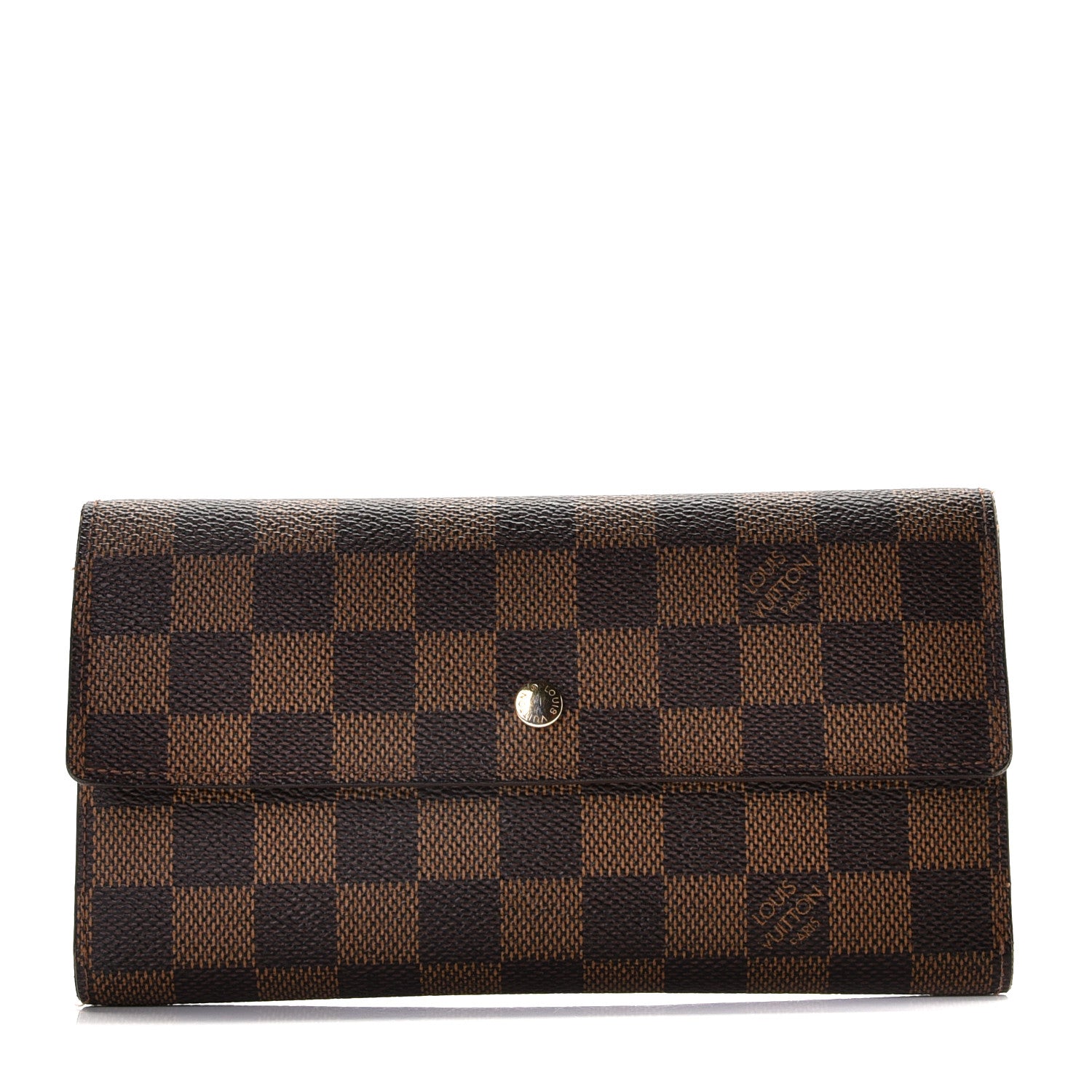 Louis Vuitton Damier Ebene Porte Tresor International Wallet 1 of 9